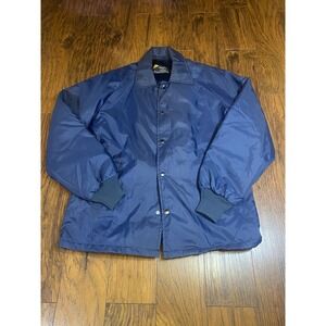 Vtg 80s / 90s WEATHER BREAKER Faux Fur Lined Jacket Windbreaker Outerwear Men's